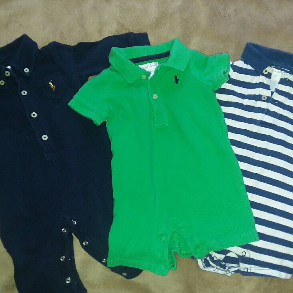 Set of 3 Ralph Lauren rompers